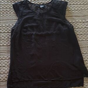 Wassio Black Lace Accent Blouse